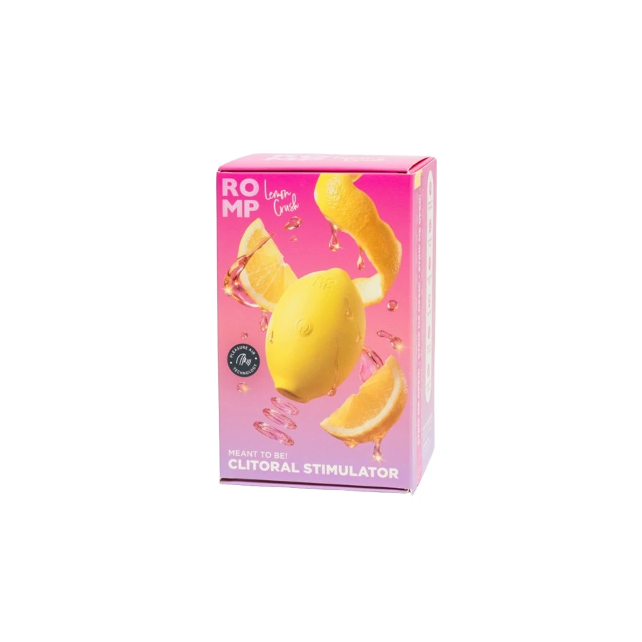ROMP - LEMON CRUSH PLEASURE AIR CLITORAL STIMULATOR YELLOW